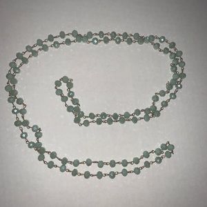 Blue/Green Beaded Necklace